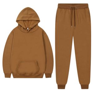 Men's Tracksuits Spring Autumn Joggers Brand Pure Color Casual Sets Sweatshirts Fashion Pullover Male Long Sleeve HoodiePants G221010
