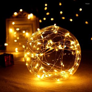 Strings Led Fairy Lights Copper Wire String 1/2/3/5/10M Holiday Outdoor Lamp Garland For Navidad Christmas Tree Decoration Year 2023