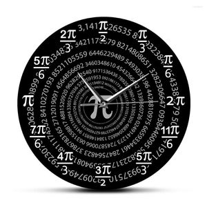 Orologi da parete matematico costante pI orologio calcolo matematica arte arte geek decorazioni unità circolo in radiante gara insegnante regalo