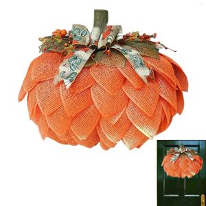 Decorative Flowers Fall Wreath Harvest Door Wreaths Thanksgiving Autumn Decorations For Home Wall And Window Decor