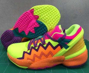 D O N Hasar Basketbol Ayakkabıları Donovan Mitchell Spidey Sense Glory Green PE Eğitim Sabahları