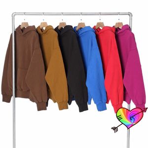 Erkek Hoodies Sweatshirts 2022 Kalın Kumaş Polar Sezon 6 Erkek Kadın Hip Hop Boş Ye Tur Tulunları G221008