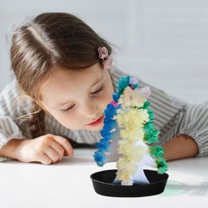 Decorazioni natalizie L'albero di cristallo crescente magico presenta il kit di novità I bambini fai da te sentono la crescita magica degli ornamenti decorativi di Halloween