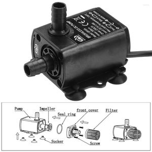 Luftpumpar Tillbehör Mini USB DC 5V 250L/H Brushless Waterproof Submersible Circulating Water Pump