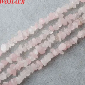 Partihandel 4-8mm Crystal Natural Stone P￤rlor Chip Nugget Loose Spacer P￤rlor f￶r smycken som g￶r DIY-halsband BY925