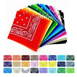 Bandanas 24 Styles Hip Hop Bandana Man Women Fashion Outdoor Headbands Hair Band Wrist Wraps Scarves High Quality Accessories