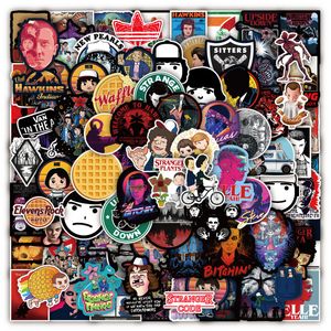 100PCS Adesivi Stranger Things per bottiglia d'acqua Cool TV Decalcomania in vinile impermeabile per Teen Girl Laptop Skateboard Phone Guitar Travel