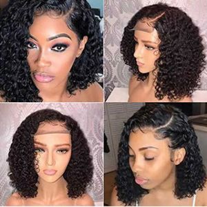 Synthetic Wigs New high temperature silk wig women's short curly hair chemical fiber headband 221010