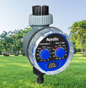 Vattenutrustning Garden Water Timer Ballventil Automatisk elektronisk hemtr￤dg￥rdsbevattningssystem