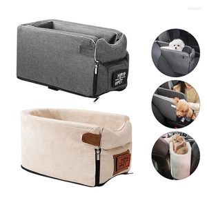 Dog Car Seat Covers Portable Pet Carrier For Cat Central Control Safety Travel Transport Kennel Bed Supplies