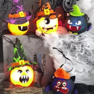 Outros festivos Halloween Pumpkin Ghost Lamp Spider Bat String Lights L￢mpada pendurada Horror Home Party Supplies Pumpkins Ghosts Halloweens L￢mpadas