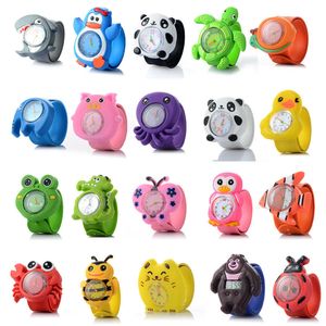 Animals Wholesale 3D 16 Shape Cute Children'S Cartoon Watch Child Silicone Quartz Wristwatch Baby Girl Boy More Intimate Holiday Gift