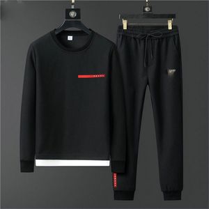 Mens Tracksuit 두 조각 세트 재킷 롱 슬리브와 바지와 편지 자수 패션 스타일 봄 가을 아웃복 스포츠 세트 재킷 탑 #14