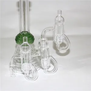 Set da fumo Quartz Diamond Loop Banger Nail Oil Knot Recycler Carb Cap Dabber Insert Bowl 10mm 14mm 19mm Maschio Femmina per tubi dell'acqua