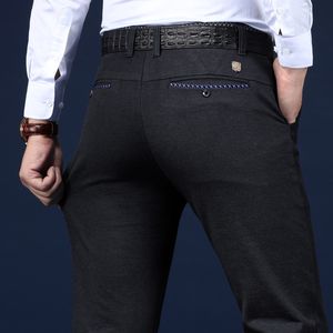 Мужские брюки Slim Fit Long Dress Pants Mens Renate Высококачественные классические повседневные формальные костюмы бегают брюки бизнес -офис. Мужчина черный синий 221010