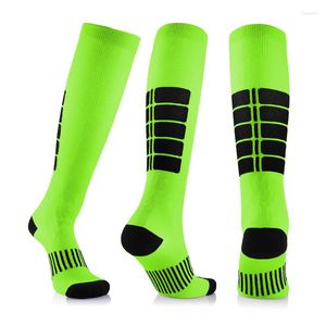 Sports Socks Compression Varicose Venes Soccer Long Tube Unisex Outdoor Nursing Strumpor f￶r m￤n Kvinnor l￥rgolf