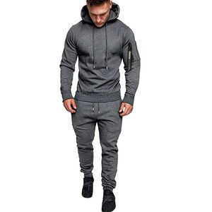 Men's Tracksuits Tracksuit Military Hoodie 2 Pieces Sets Costom Your Camouflage Muscle Man Autumn Winter Tactical Sweat Jacket Pants 221008 Sports fashion