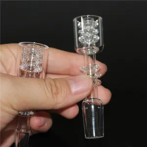 smoking Diamond Knot Quartz Enail Banger Suit per 20mmOD Coil Heater 14mm Maschio Femmina Quartz Nails Glass Water Pipes Rigs