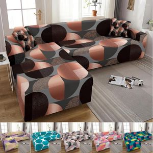 Fodere per sedie Copridivano elastico per soggiorno Divani geometrici regolabili Chaise longue Divano componibile Fodera ad angolo Forma a L.