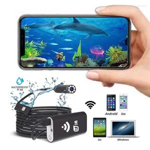 WiFi Fischfinder Unterwasserkamera 800 W Pixel 14 mm große Sonde Autofokus 3 in 1 Endoskop Angeln Handy