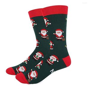 Heren sokken uitverkoop kerst vader brief afdrukken unisex kerstbemanning Happy Dress