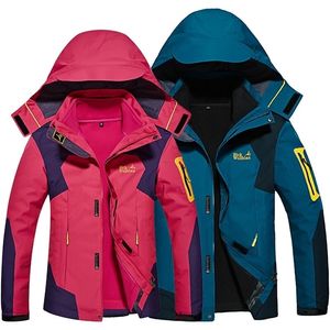 Men's Jackets Windproof Waterproof Autumn and Winter Outdoor Fleece Three-in-one Two-piece Men Women Couple Sports Ski Suit 221008