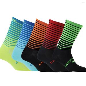 Sports Socks 2022 Men Women Sport Cycling Riding Colorful Coolmax Basketball Climbing Camping Running