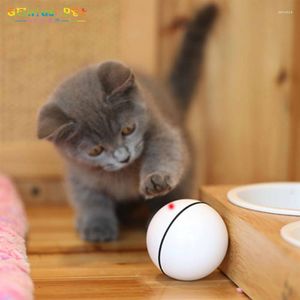 猫の猫のおもちゃのインタラクティブ猫の自動電気LEDボールレーザーライトプレイペットアクセサリー