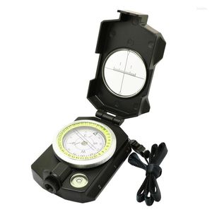 Utomhus prylar Lensatic Sighting Compass Survival för vandringsorientering med lutningsvattentät navigationskomponenter