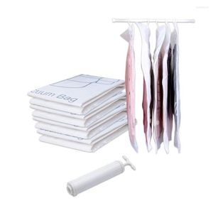 Caixas de armazenamento sacos de vácuo para roupas Space Saver Profimente à prova de poeira Bolsa de compressão à prova de umidade Organizador de armário de guarda-roupa