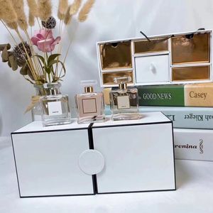 Luxury Makeup Parfym Set Collection Miss No.5 Coco Fragrance Parfym 3 In 1 Cosmetic Kit With Present Box for Women Lady Gift Parfyes Gratis leverans