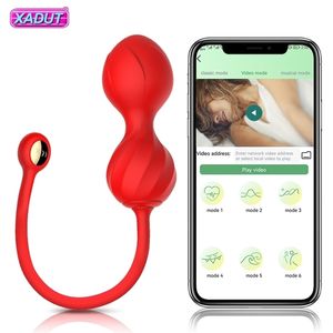 Eier/Kugeln APP Bluetooth Vibrator für Frauen Klitoris Stimulator Drahtlose Vagina Ball Fernbedienung Weibliche Sex Spielzeug Erwachsene 18 221010