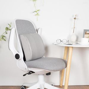 Kudde minne skum lumbal back support massage midja bilstol f￶r kontor hemstol stol