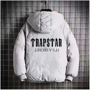 محدود جديد trapstar لندن ملابس رجالي أسفل سترة xs2xl الرجال امرأة أزياء أسفل جاكيتات الرجال القطن ماركة في سن المراهقة معطف