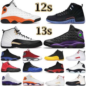 Mens women Basketball Shoes 12s 13s hyper royal space Jam gamma blue game del sol gym red twist gold Indigo white the maste air JORDON jordens