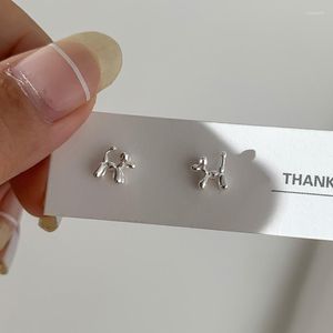 Kolczyki stadniskie Voq srebrny kolor koloru mody dla zwierząt pies dla kobiet dla dzieci dziewczynki biżuteria