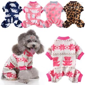 Vestuário para cães roupas de estimação de roupas de estimação de pinos de pijamas de inverno para cães pequenos cachorros gatos chihuahua pomeranian acessórios de roupas