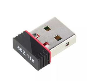 Nano 150m USB Adapter Wi -Fi 150 Mb / s bezprzewodowy IEEE 802.11n G B Mini Antente Chipset RTL8188 FTV Karta sieciowa