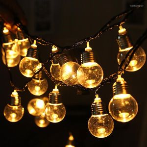 Dizeler Stugyset 6m 20 LED Işık Su Geçirmez Esnek Blub String Renkli Noel Noel Düğün Bahçesi Dekorasyon