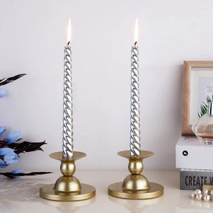 Candle Holders Mini Metal Black Gold Candlestick Multipurpose Wedding Party Stand for Home Dinner Decortion
