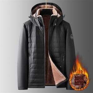 Piumino da uomo Parka Classico Giacca moda casual Marca Pile invernale Caldo cappotto giacca a vento Impermeabile di grandi dimensioni 5XL 221008