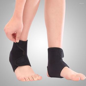 Ankle Support Double Strap Adjustable Pressure Sports Breathable Neoprene Stabilizer Brace For Tendon Sprain