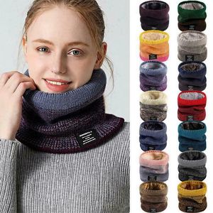 Cappelli da esterno per escursioni da campeggio anello in penna invernale anello in pile bandana a maglia a maglia calda crompe solida spessa cashmere fazzoletto caldo sciarpe calde per uomini donne