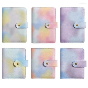 Härlig påfyllningsbar tidskrift Notbok Cover 6 Ring Binder Lovar-Leaf Notepad A6/A7 Storlek för att rita skrivplanering Dropship