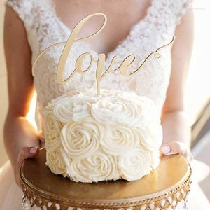 Party Decoration Custom Wedding Cake Card Insertion Flagg Top Birthday Dessert Table