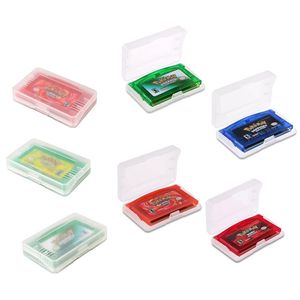 Clear Plastic Game Patron Case Case Storage Box Protector Holder Dust Cover Replacement Shell For Game Boy Advance Gameboy G-BA S-P Carry Cases