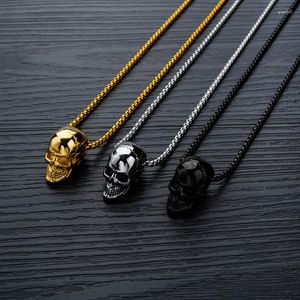 Chains Trendy Fashion Non-mainstream Exaggerated Personality Skull Necklace Men's Trend Pendant Jewelry