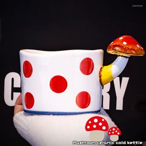 Tazze Simpatiche tazze a forma di fungo, caffè, tazza in ceramica, ufficio, casa, colazione e ciotola, personalizzate come regalo di festa per gli amici