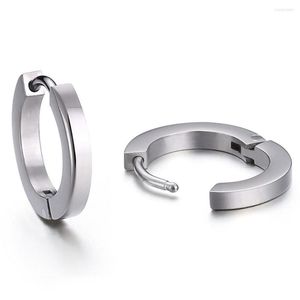 Hoop ￶rh￤ngen i Spanien Storbritannien Big Sale Pure Titanium f￶r k￤nsliga ￶ron m￤n kvinnor anti allergi frisk kropp piercing smycken