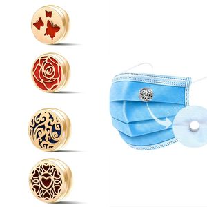 Fashion Mask Essential Oil Incense Buckle Magnet Clip On Incense Perfume Diffuser Buckles for Facial Masks Air Freshener